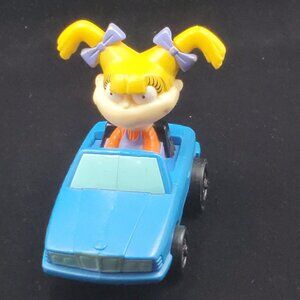 Vintage Rugrats Angelica Wind Up Burger King Mobile Toy Car 1998
